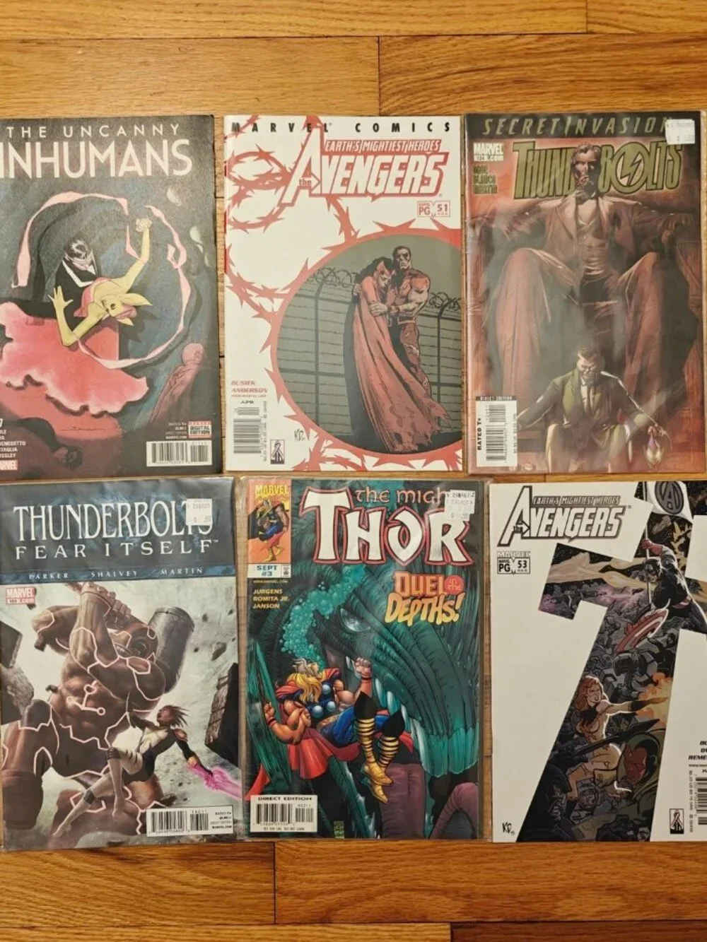 Marvel Comics Lot 20 Issues Mixed Avengers Daredevil Thunderbolts Fantastic Four